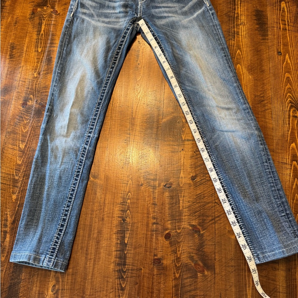 Miss Me Blue Skinny Jeans